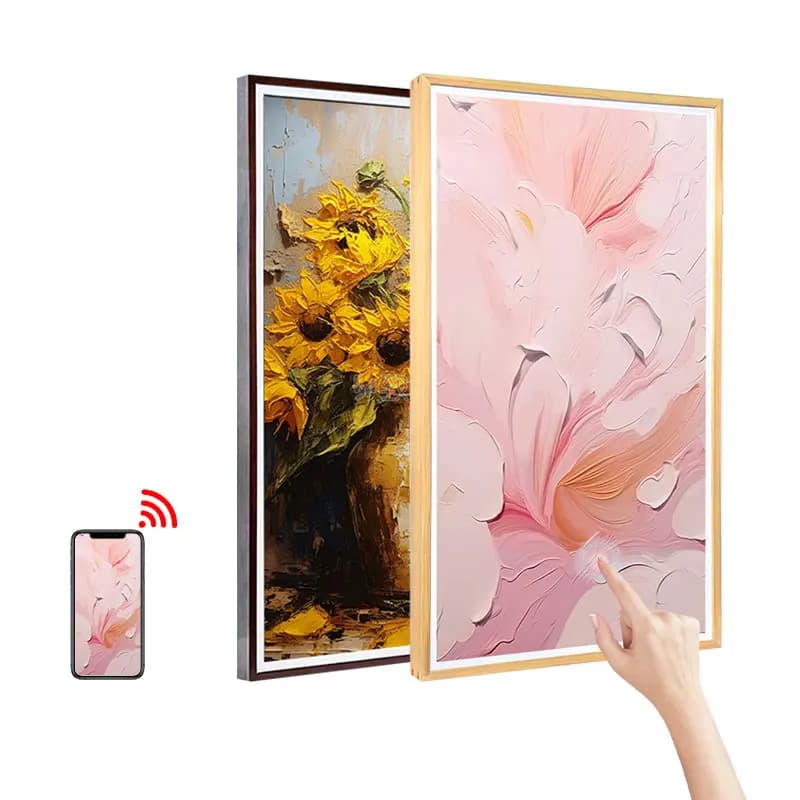 Cornice Digitale WiFi con Schermo LCD da 55 Pollici per Presentazioni, Album Fotografico Digitale Cloud e Video Mailer - Ideale per Regali di Matrimonio - Bestseller