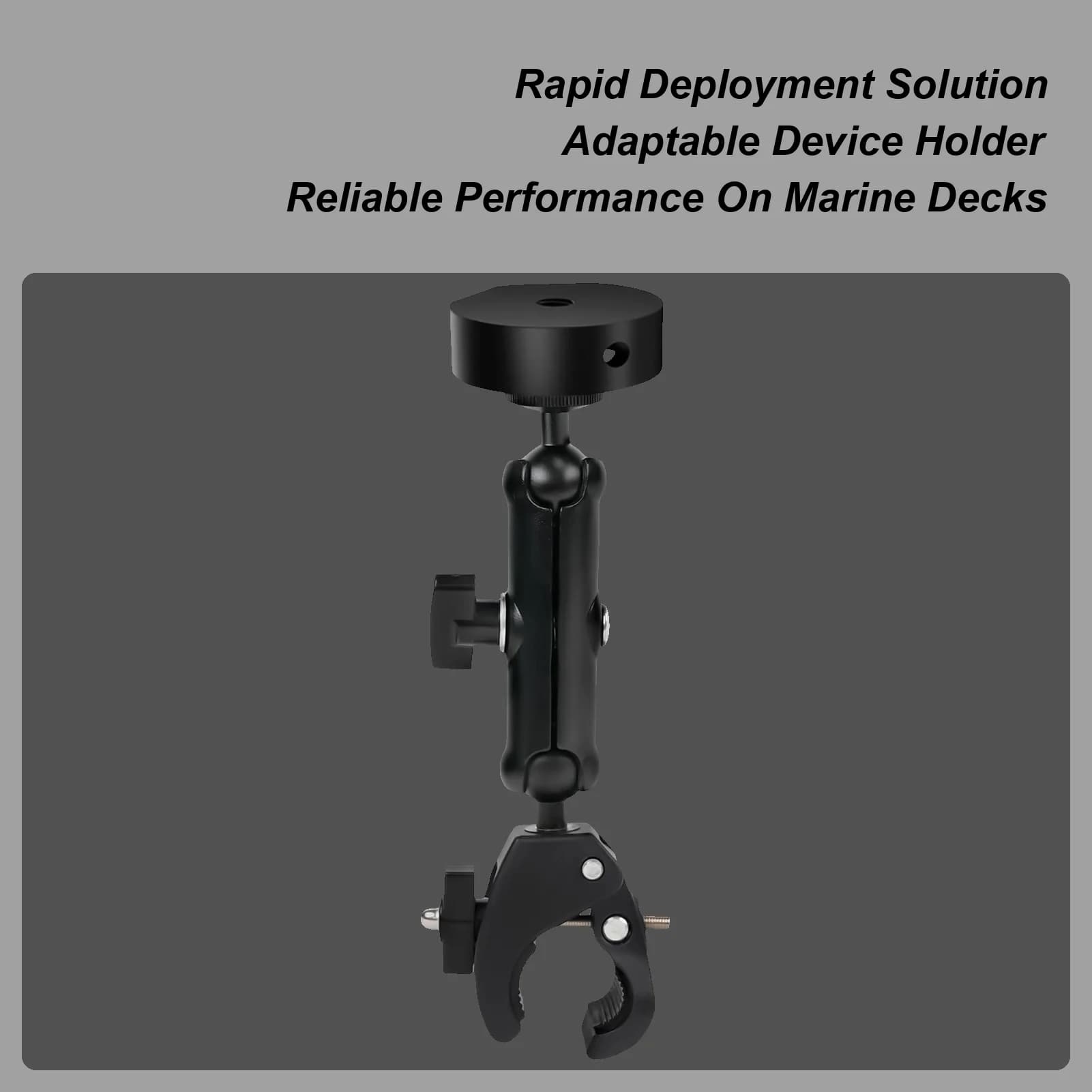 Mini supporto per portapacchi per auto, supporto per montaggio su accessori per auto, mini adattatore per tubo per camper, per yacht, furgone, rimorchio da viaggio, roulotte, camper