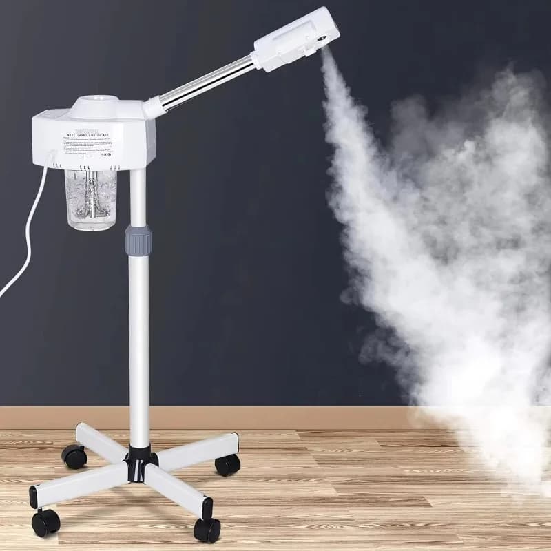 Vaporizzatore professionale per il viso, umidificatore per ozono, atomizzatore, altezza e angolazione regolabili, vaporizzatore per il viso, pelle pulita e rassoda