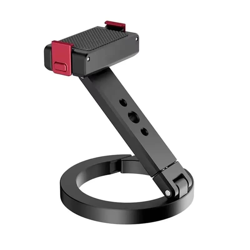 A73E-MA04 Dual-Device Mount For DJI Action 3/4/5 Cameras- Maglock Quick-Release Mount Outdoor Selfie Livestream 1/4" Magnetic