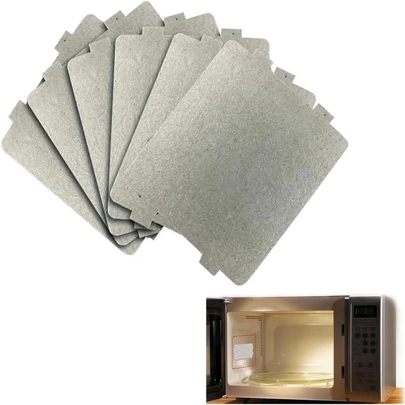 5/6 pezzi universale forno a microonde foglio di mica guida d'onda copertura guida d'onda piastre guida d'onda di mica universale foglio accessori da cucina
