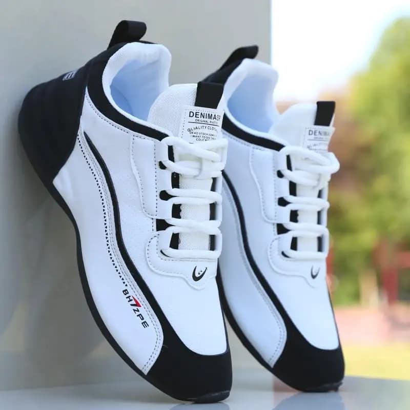 High-End Men's Shoes 2025 Trendy Men's Footwear Versatile Sports Casual Running Heightening Dad Shoes Trendy round Toe Rubber...