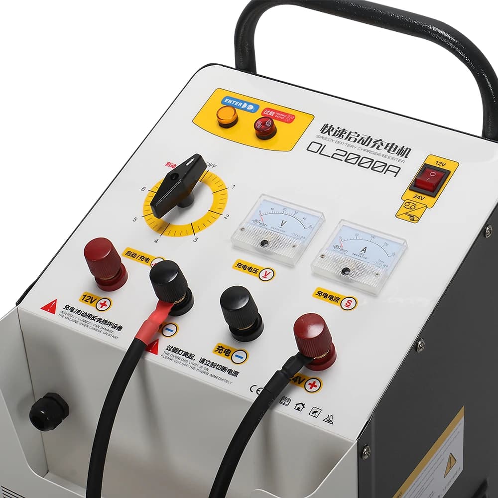 Caricabatteria automatico 2000A e avviamento di emergenza del motore 12V 24V macchina di carica della batteria per batteria marina del camion dell'automobile