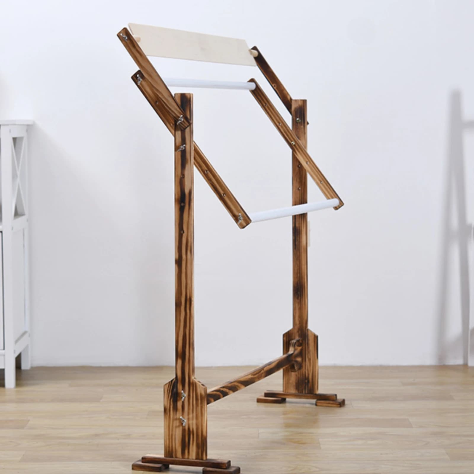 Cross Stitch Frame Stand Handsunrestricted Embroidery Frame with Stand No-Sew Stable for Embroiderers, Needlework, Craft Room