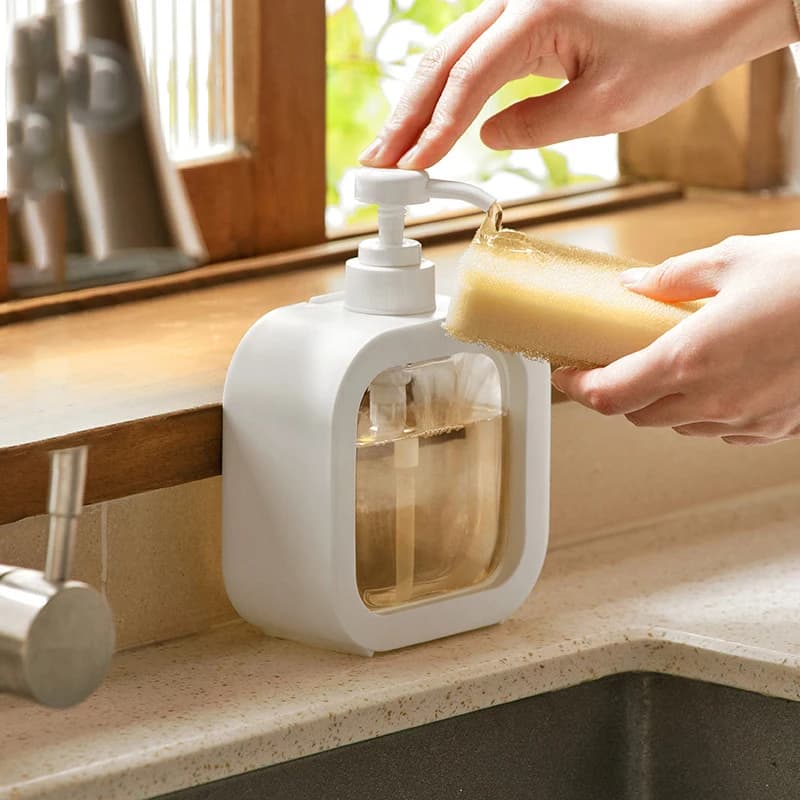 Dispenser per pompa di sapone da bagno flacone portatile in plastica per sapone doccia lozione disinfettante per le mani flacone Sub-imbottigliamento