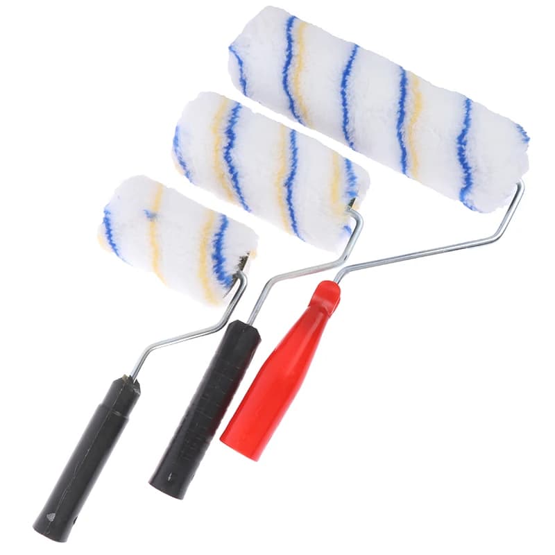 4 "6" 9 "rullo pennello rullo di vernice manico lungo corto pennello pittura murale della stanza