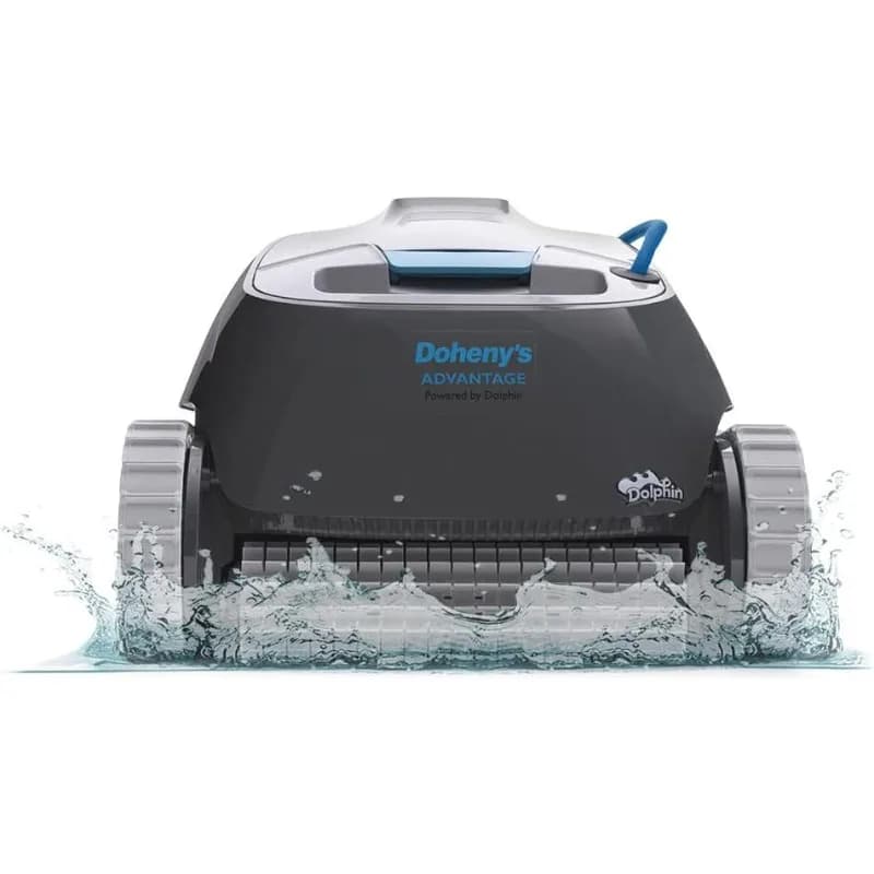 Dolphin Advantage Robot Pulitore Automatico per Piscine, con Funzione di Arrampicata a Parete e Spazzola Attiva, Ideale per Piscine Interrate