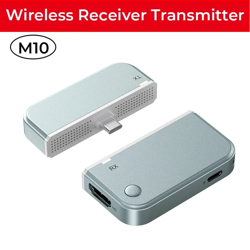 50M Wireless HDMI-Compatible Extender USB Type C Video Transmitter and Receiver Wifi Display Phone Laptop PC To TV Stick Adapter