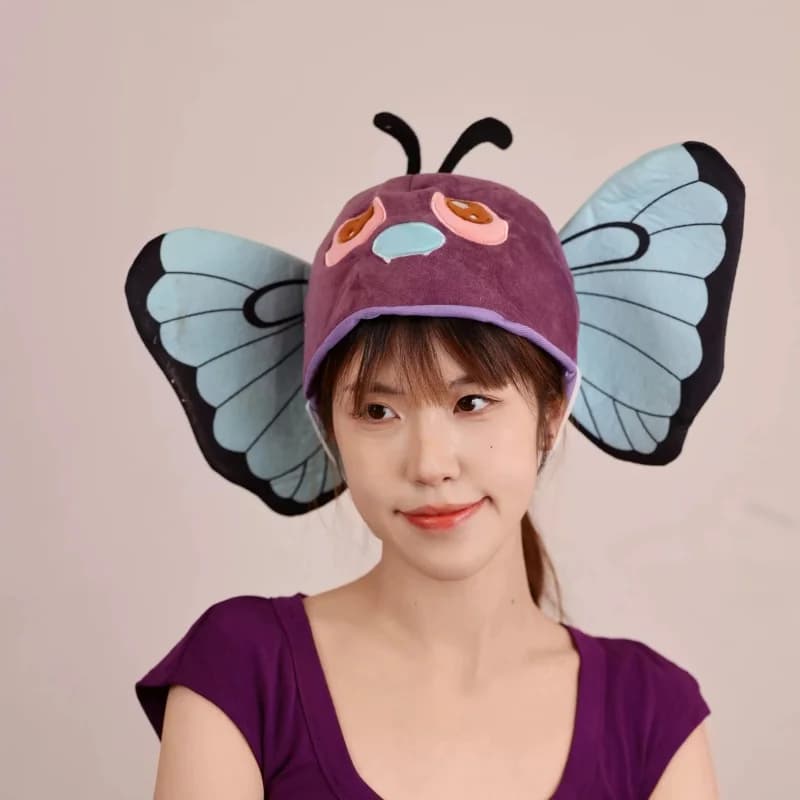 Kawaii Pokemon Character Plush Cosplay Hat Soft Fluffy Warm Headgear Halloween Party Costume Accessory Birthday Holiday Gift Col