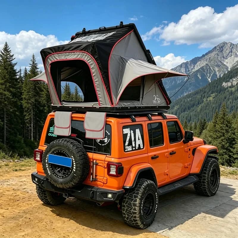 High Quality Heavy-Duty Premium Hard Rooftop Tent Weatherproof 4x4 Offroad Overlanding Camping