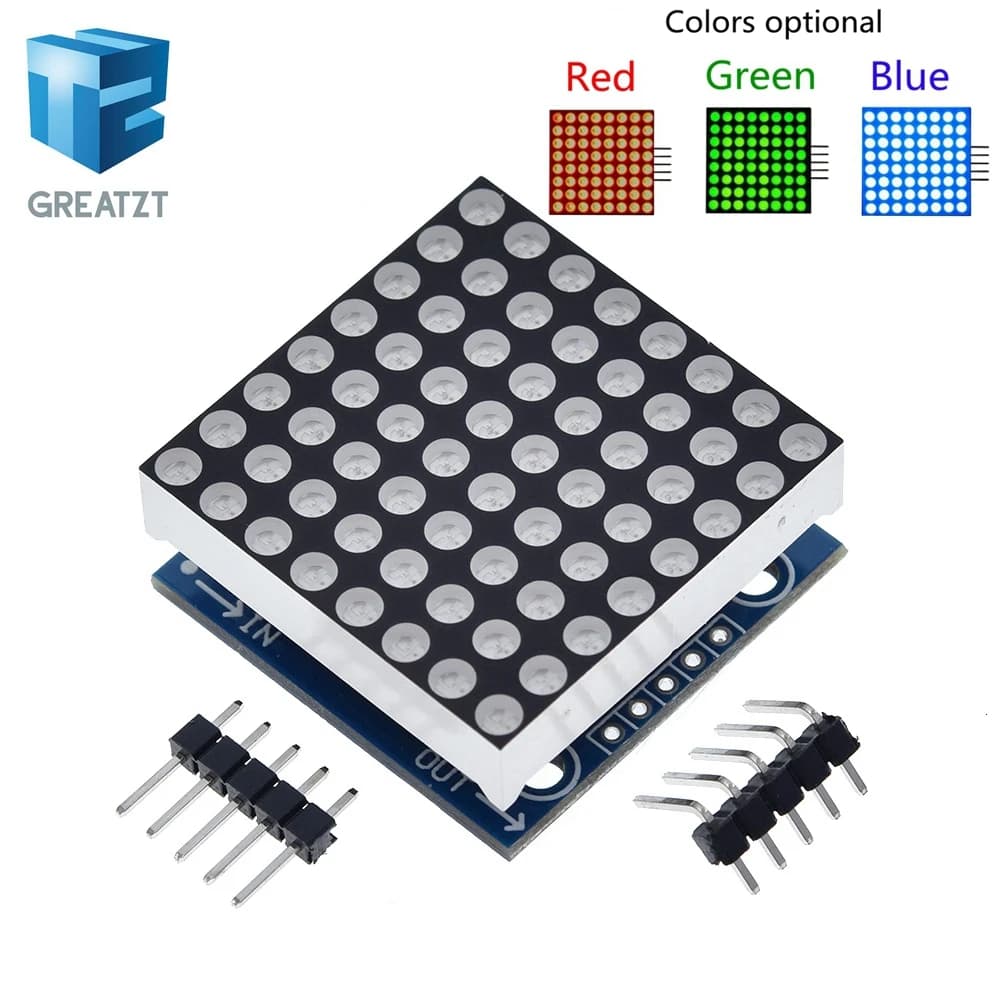 GREATZT MAX7219 dot matrix module microcontroller module display module finished goods for Arduino