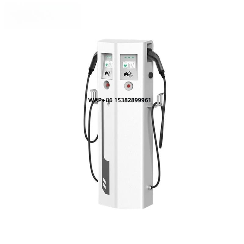 Stazione di Ricarica a Pavimento IP65 OCPP CE 64A 22kw 44kw Tipo 1 Tipo 2 Caricatore EV con Doppia Presa Caricatore EV Dual AC 44kw