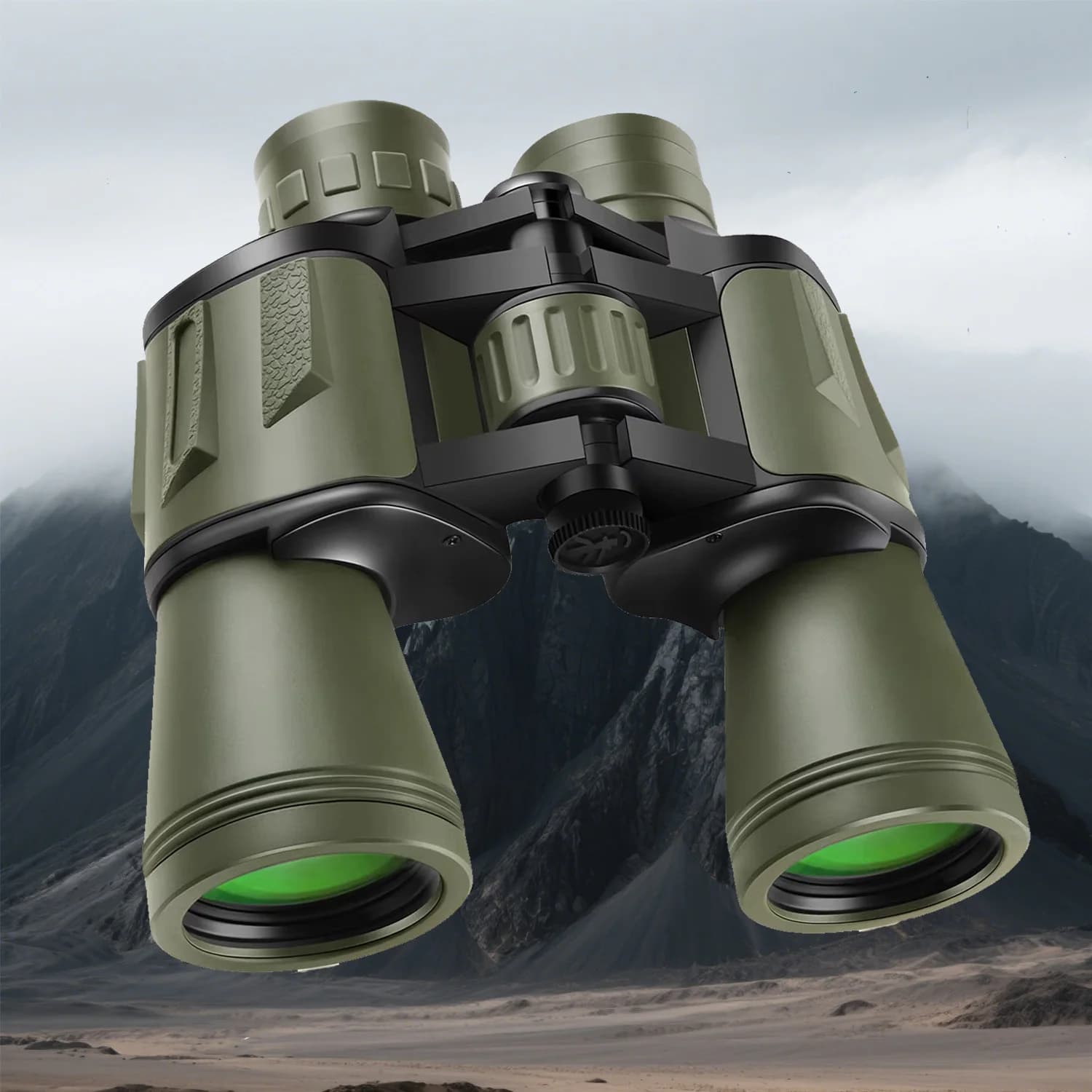 Binocolo 20x50 FMC BAK4, Telescopio a Lunga Distanza, Impermeabile IPX4, Leggero e Portatile per Campeggio e Caccia all'Aperto