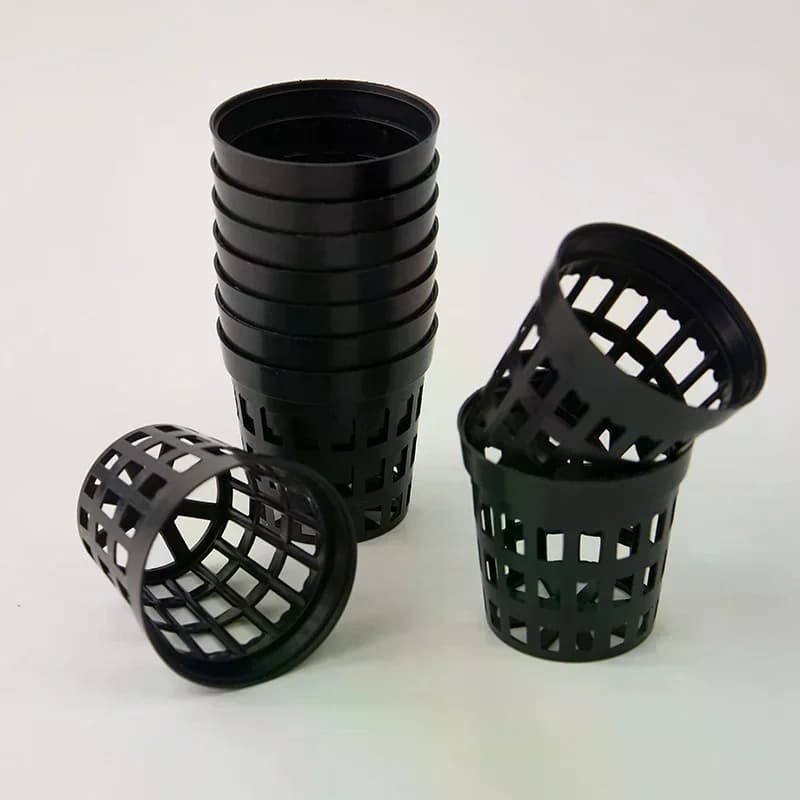 10Pcs Aquarium Flower Basket Aquarium Water Grass Growing Pots Water Grass Cup Sustainable Versatile Hydroponics Planting Cup