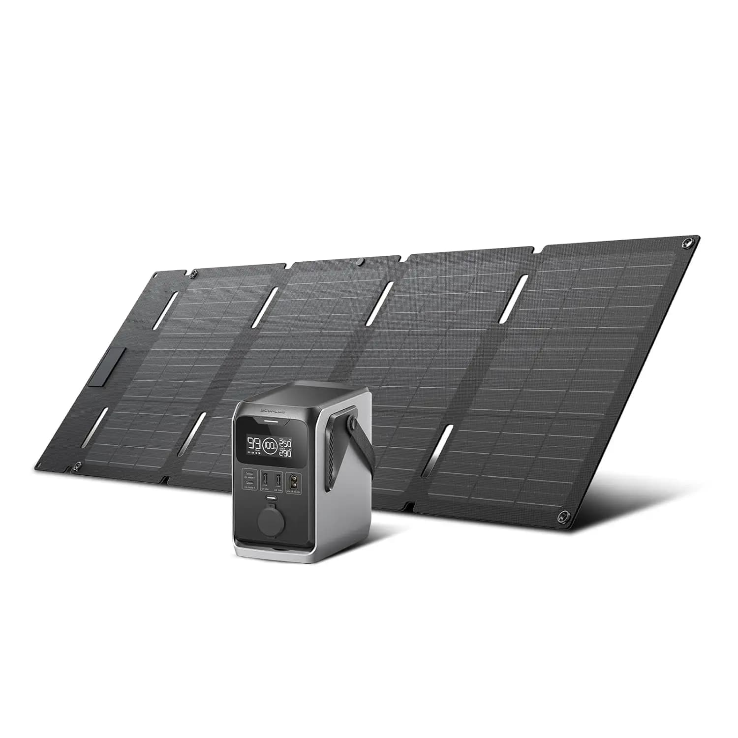 300 DC Solar Panel with 45W Solar Generator, 288Wh LiFePO4 Power Bank, Power Station, for Camping, Travel, and, Custom