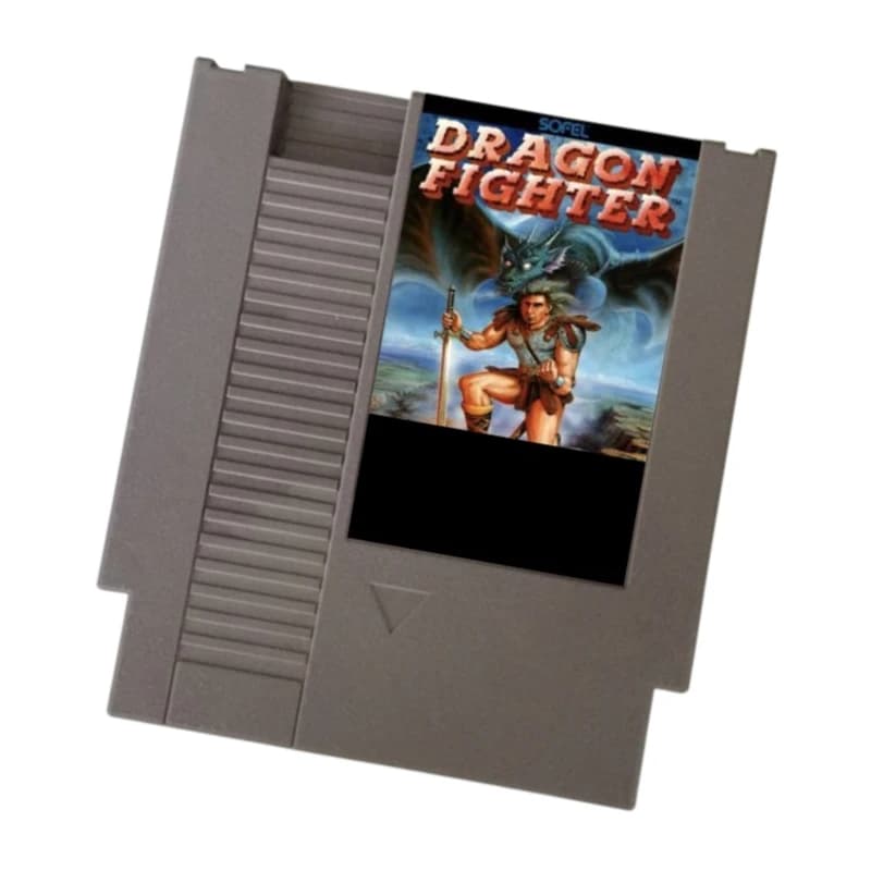 Dragon Fighter Game Cartridge for FC / NES Console 60Pins / 72Pins Video Game Card