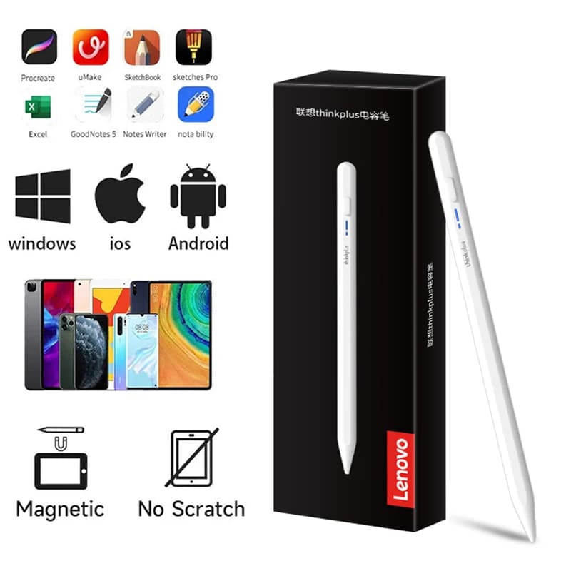 Lenovo thinkplus Penna touch universale BP16 per tablet Mobile Android ios Telefono Accessori iPad Penna stilo per tablet da disegno