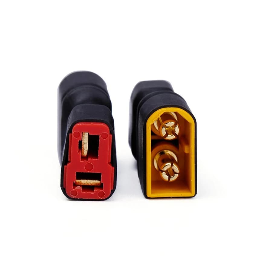 Adattatore connettore XT60 maschio-femmina a T plug femmina-maschio per auto, aereo, elicottero, quadricottero, batteria Lipo RC