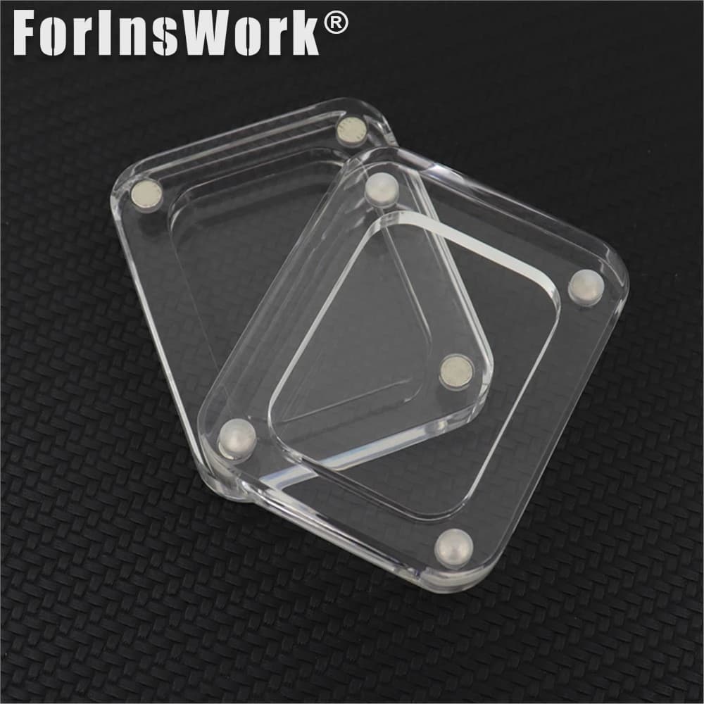 LAUTIE Poker AA KK Shuffle Case espositore magnetico acrilico EDC Storage Box Fidget Spinner