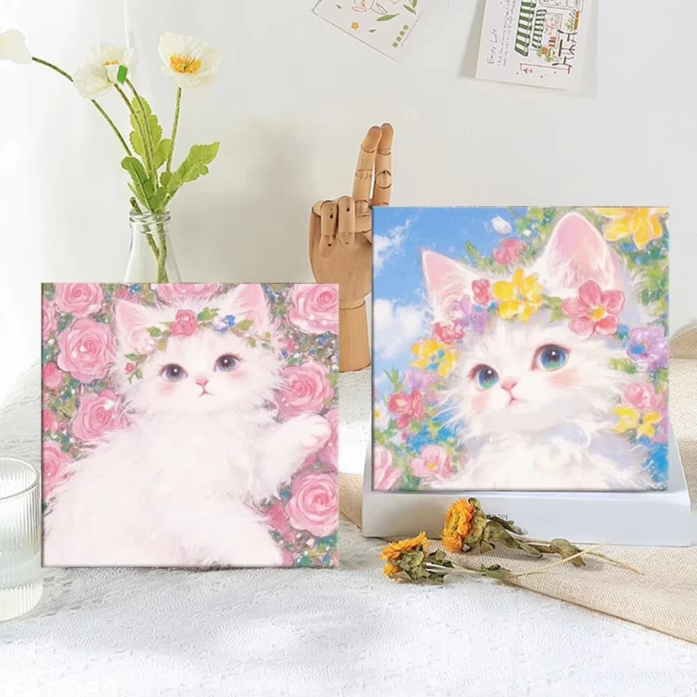 Dipinto a Olio con Numeri Casa e Albero, Kit Fai da Te per Adulti, Paesaggio Digitale da Dipingere con Numeri, Regalo Dipinto a Mano, Decorazione per la Casa