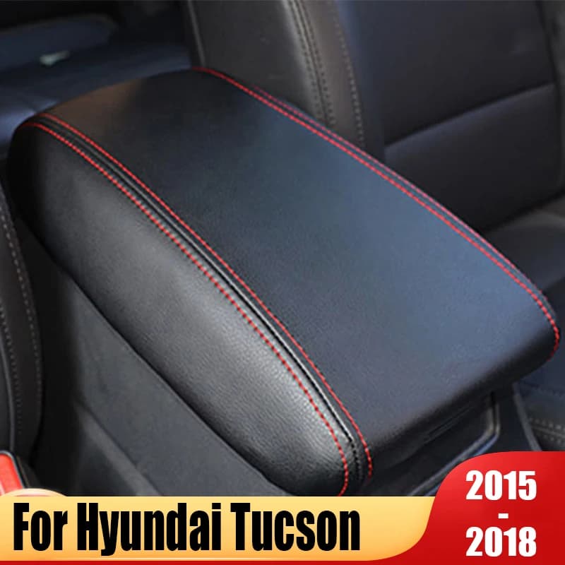 For Hyundai Tucson TL 2015~2018 Car Armrest Box Cover Waterproof Scratch-Resistant Kit Cover Direct Install Interior Accessories