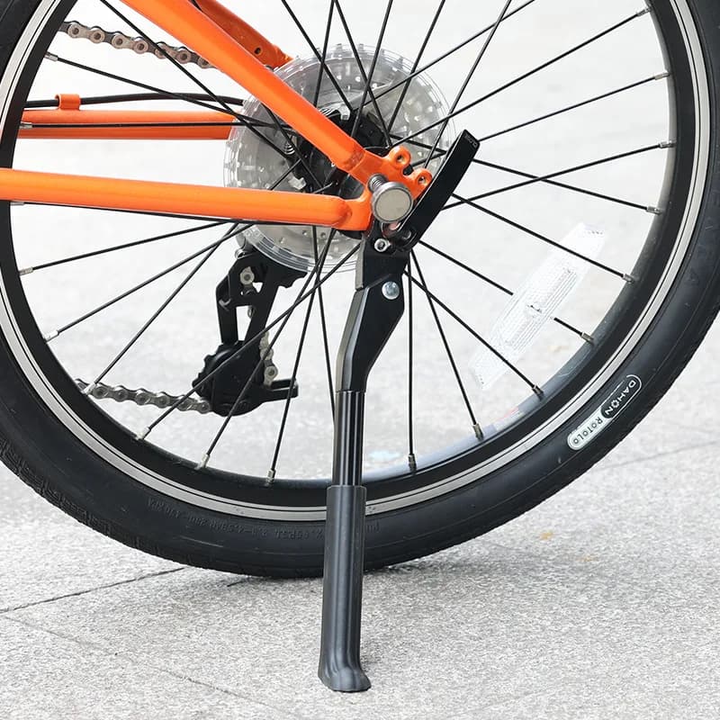 Cavalletto Pieghevole G785 P8 in Lega di Alluminio per Bici da 20 Pollici, Supporto Posteriore per Mountain Bike