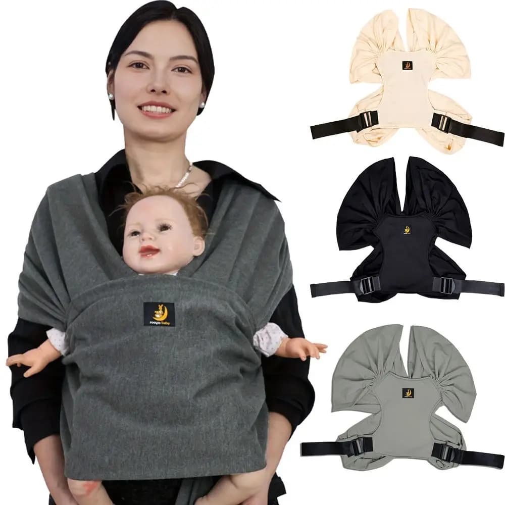 Morbido marsupio per neonato in stile coreano, traspirante, leggero, per neonato, regolabile, multifunzionale, con tracolla per fasciatoio per bambini