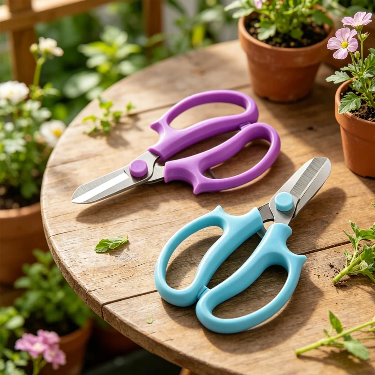 Stainless Steel Gardening Shears Floral Shears Multipurpose Scissors Household Use Comfortable Grip Pruning Paper Cutting