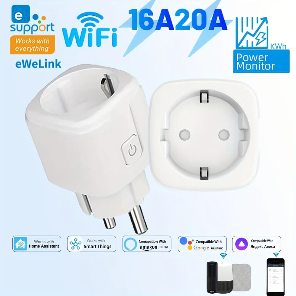 EWeLink Smart WiFi EU remote control/timer switch/battery contact compatible with Google Home Alexa
