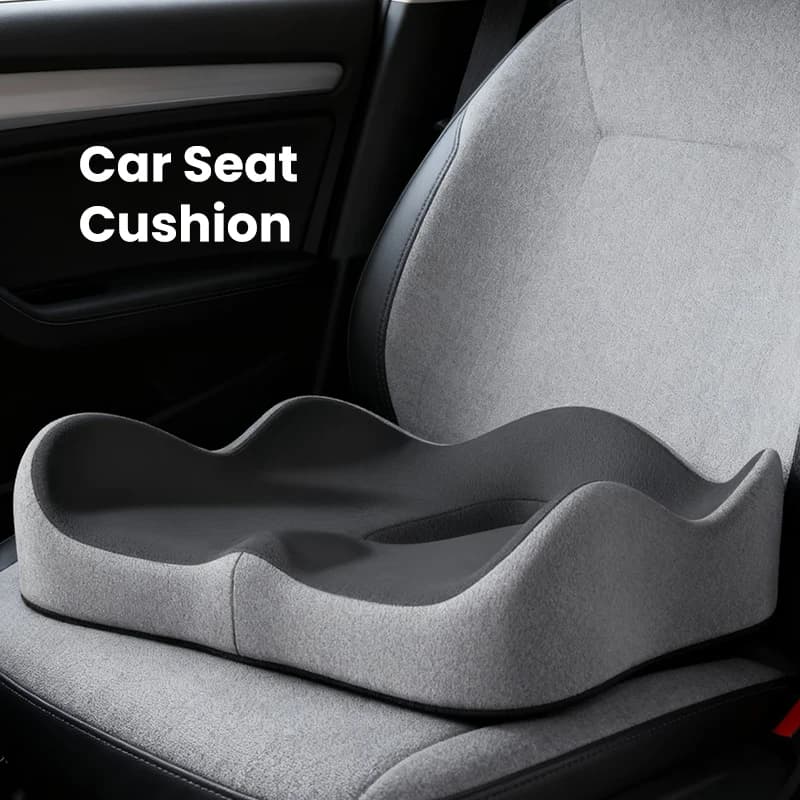 Cuscino di supporto ergonomico per seggiolino auto Memory Foam per alleviare lo stress Protezione della vita antiscivolo per uso automatico in ufficio domestico