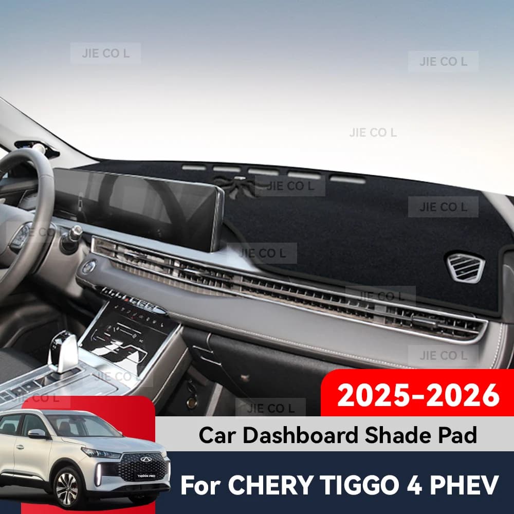 Per CHERY TIGGO 4 PHEV 2025 2026 Auto Cruscotto Copertura Parasole Zerbino Anti-slip Tappeto Pad a prova di luce proteggere Accessori