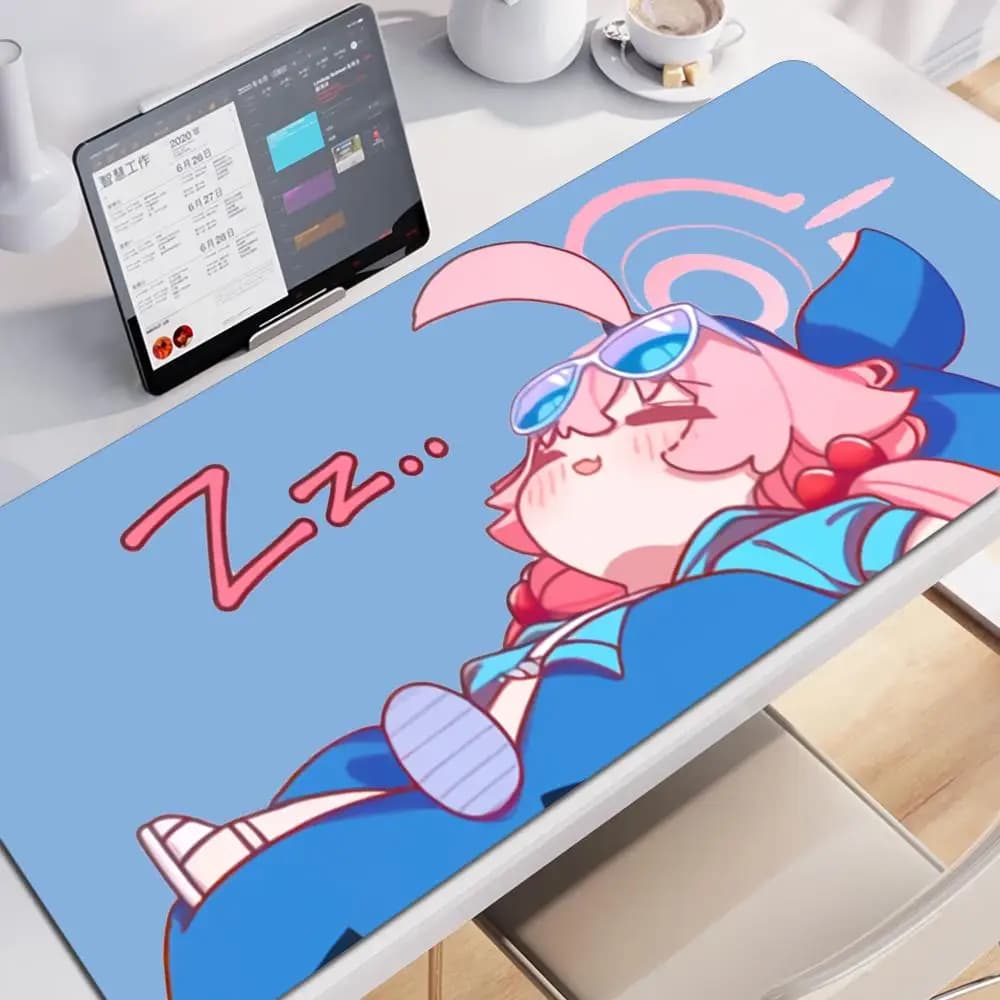 Takanashi Hoshino Anime Blue Archive For Desk Mat, Gamer Playmat , Fantasy Play Mat, Large Mousepad,Company Keyboard Mouse Mats