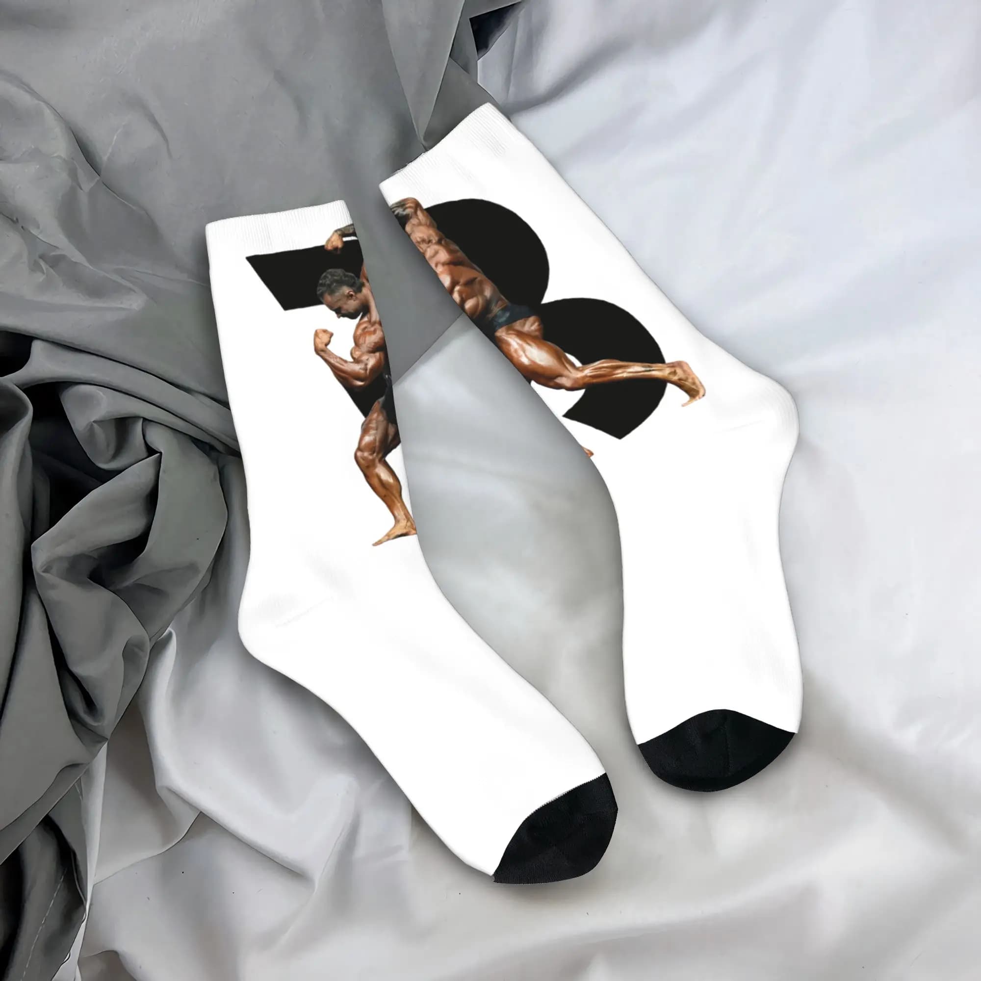Calzini personalizzati Cool Cbum Bodybuilding per uomo e donna, calzini sportivi da basket con stampa 3D caldi