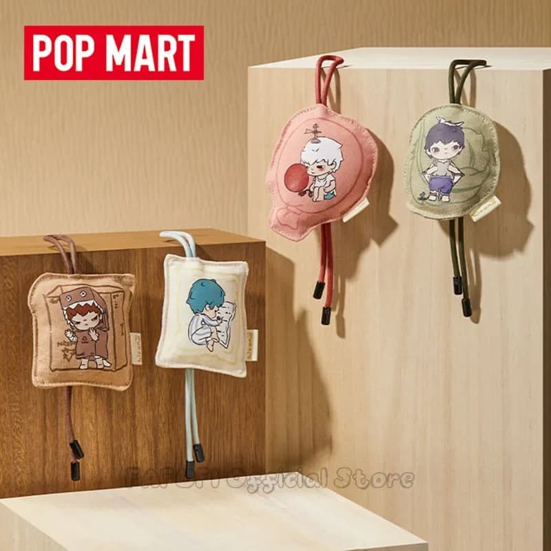 Popmart Hirono Mime Series Bustina di fragranza Guess Bag Giocattoli originali Bambola Action carina Anime Figure Ornamenti per il desktop