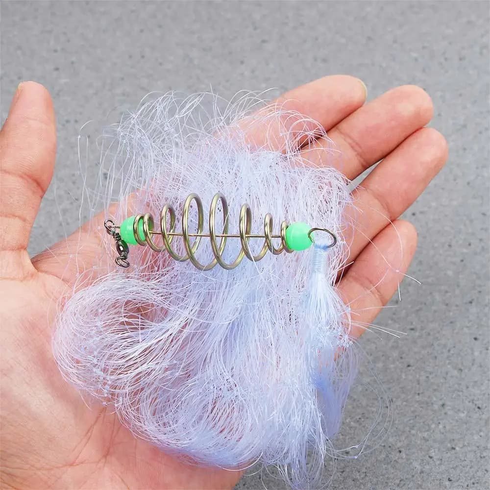 Fishing Bait Fishing Tackle Fishing Cage Multi Size Nylon Fishing Traps Fishing Net Spring Shoal Luminous Netting