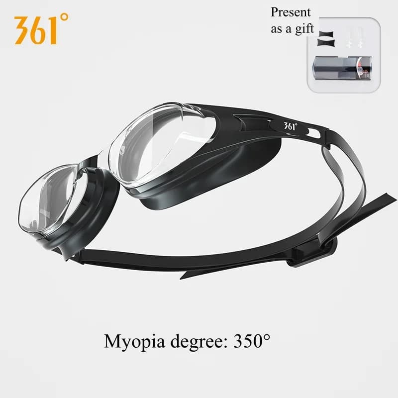 361Adult Waterproof Adjustable Silicone Beach Surf Miopia Swimming glasses Anti Fog UV protection Water sports Bathing glasses