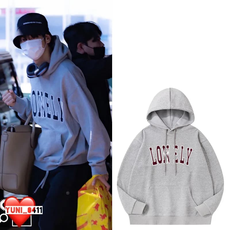 Unisex Hoodie Sweatshirt Trendy Printed Fleece Loose Overhead Spring Autumn Winter Casual Comfortable Cotton Youth Fashion