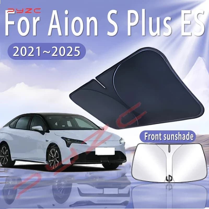 Parasole Pieghevole per Auto Aion S Plus ES 2021~2025 2023 2024, Protezione Termica per Parabrezza Anteriore, Accessori Auto Estivi
