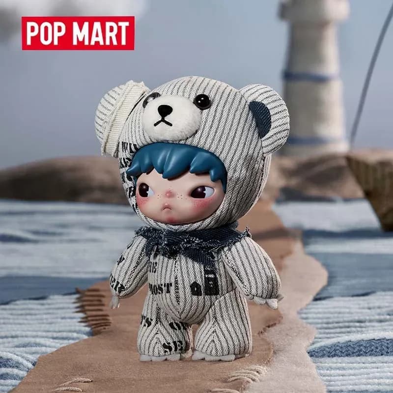 POP MART HIRONO FREEDOM ISLAND Series Ciondolo Peluche Blind Box, Simpatica Figurina Anime, Decorazione da Scrivania, Giocattolo Blind Bag