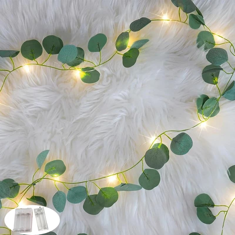 Artificial Green Plants for DIY Decorations, Artificial Flowers for Home, Weddings, Garden and Suspended Decorations