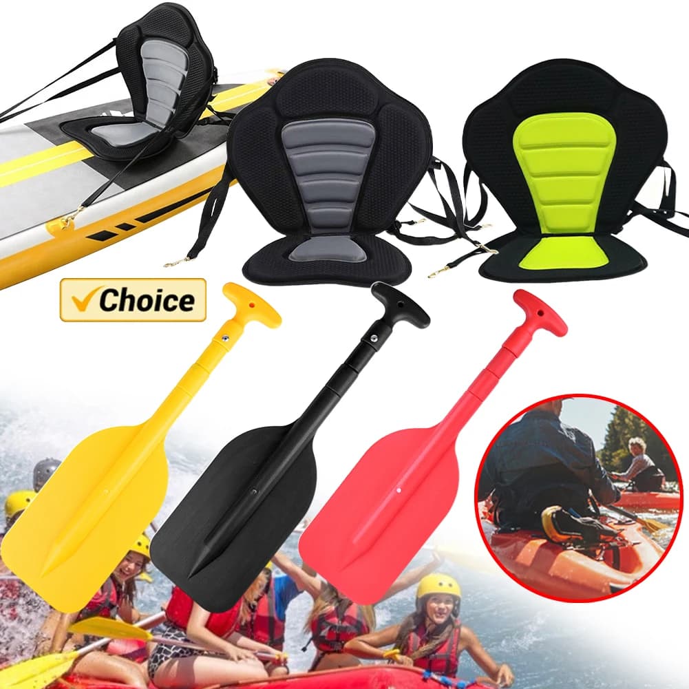 Fishing Seat Adjustable Stand Up Paddle Board Seat Padded Canoe Backrest Seat for Paddleboard Kayak Canoe and More