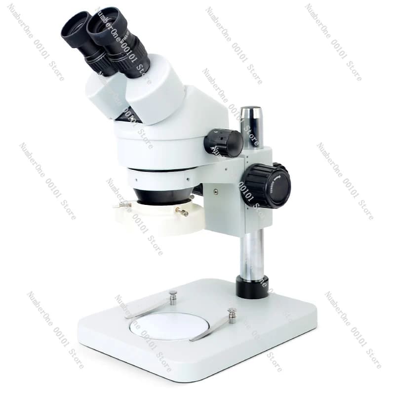 Microscopio binoculare HD 7-45x per riparazioni mobili, ID diamantato, ispezione stampi, stereo CCD a 3 occhi