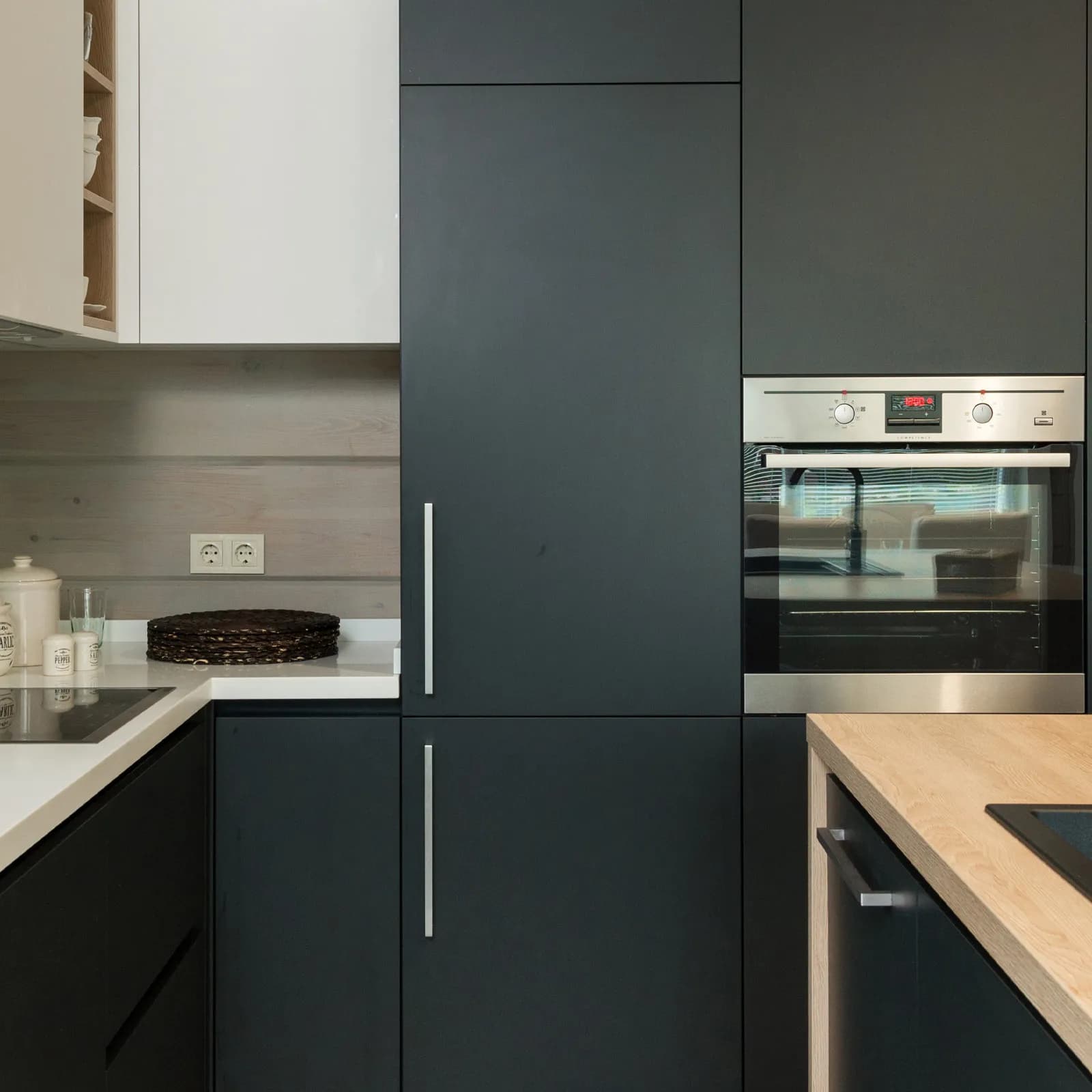 Portarotolo in Acciaio Inox Spazzolato, Porta Carta Igienica, Organizzatore per Pellicola Alimentare, Design Sottopensile per Cucina e Bagno