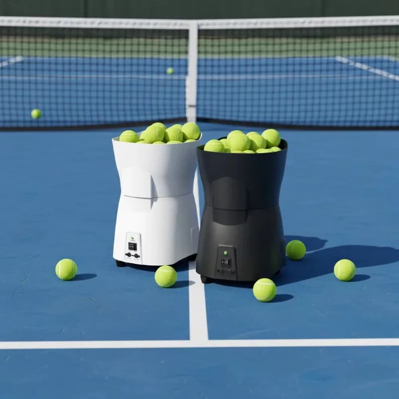 Macchina Lanciapalle da Tennis Automatica Airo Factory in Stock, in ABS e Acciaio, per Allenamento Principianti e Pratica Individuale, Vendita all'Ingrosso
