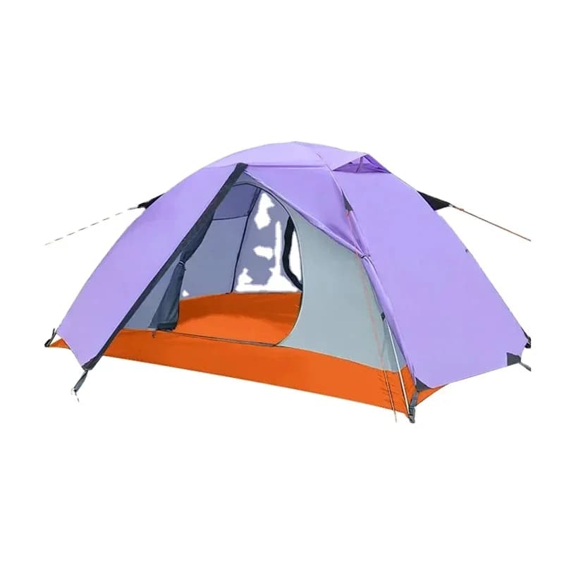 Outdoor Double Layer Ultralight Aluminum Pole Waterproof Windproof Camping Tent 2.51KG Beach Barraca