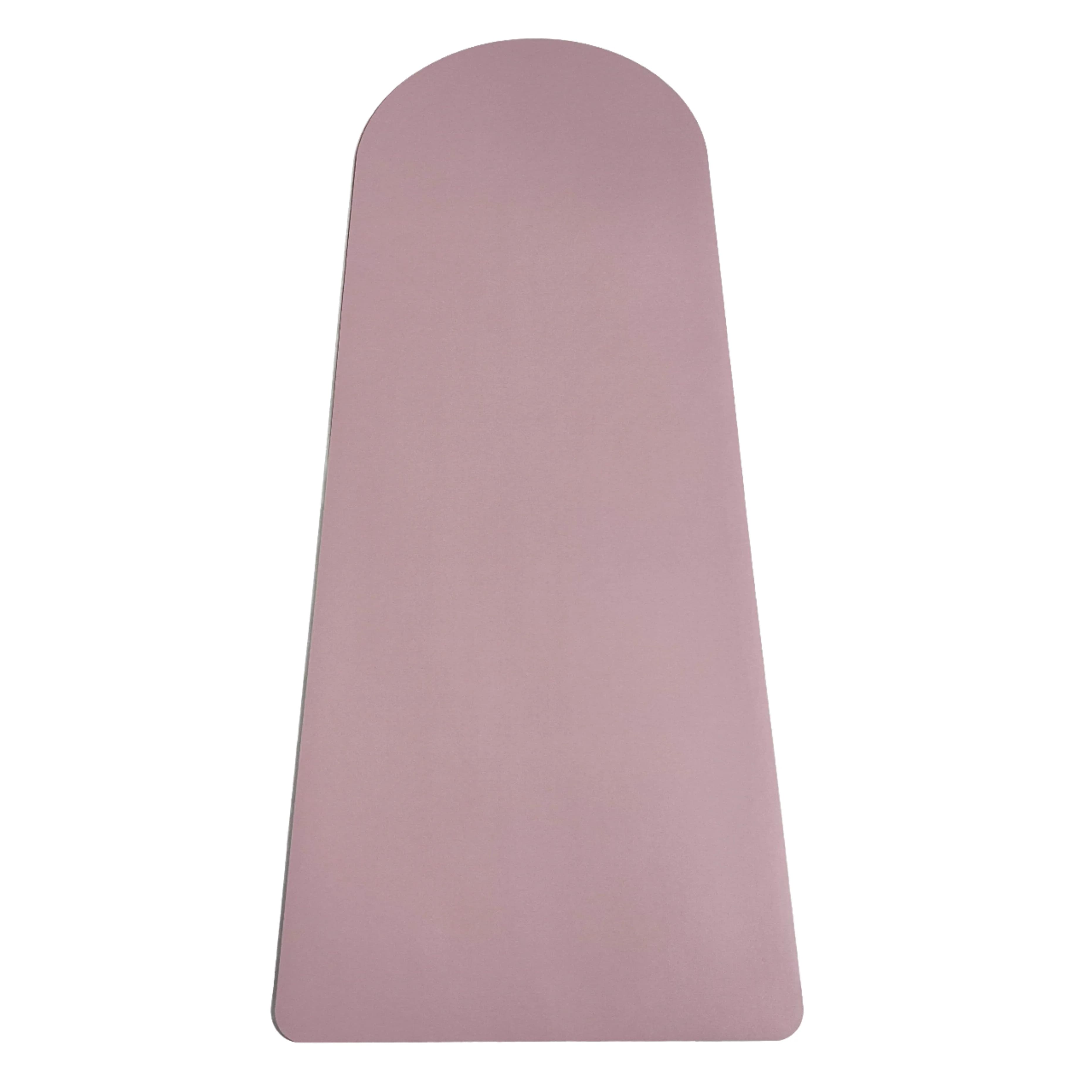 Anti Slip Grip Print Natural Oval Vegan Pilates Beige Custom Design Yoga Mat 182cm 68cm 4mm Thick Universal Folding