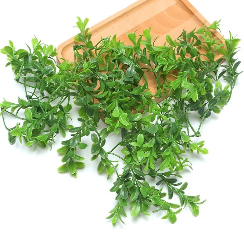 10/20/50Pcs Plastic Water Grass Artificial Flowers For Home Decor Wall Hanging Table DIY Wreath Gift Scrapbooking Fake Plants