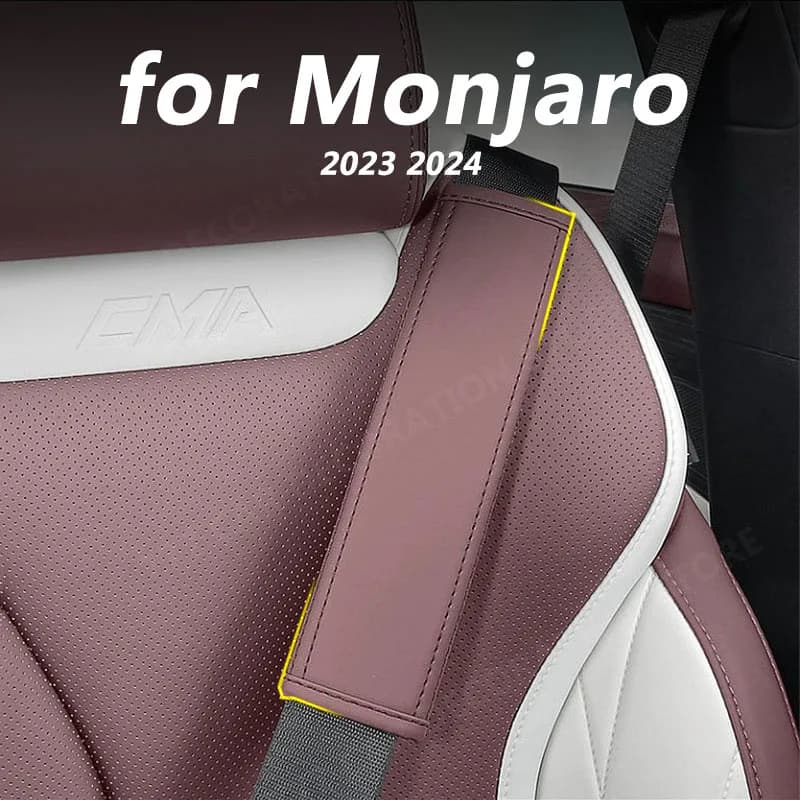 Accessori per la decorazione degli interni dell'auto, coperture per cinture di sicurezza, coperture per la protezione delle spalle per GEELY Monjaro 2023 2024