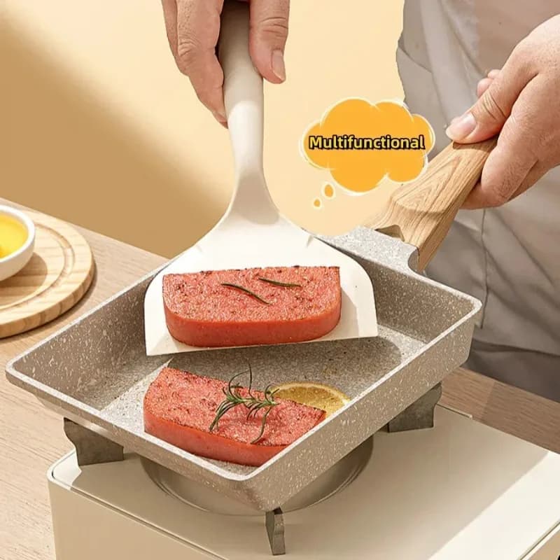 Spatola in Silicone Resistente al Calore, Utensile da Cucina Antiaderente per Padella, Sushi, Bistecche, Pesce, Pancake, Cottura al Forno