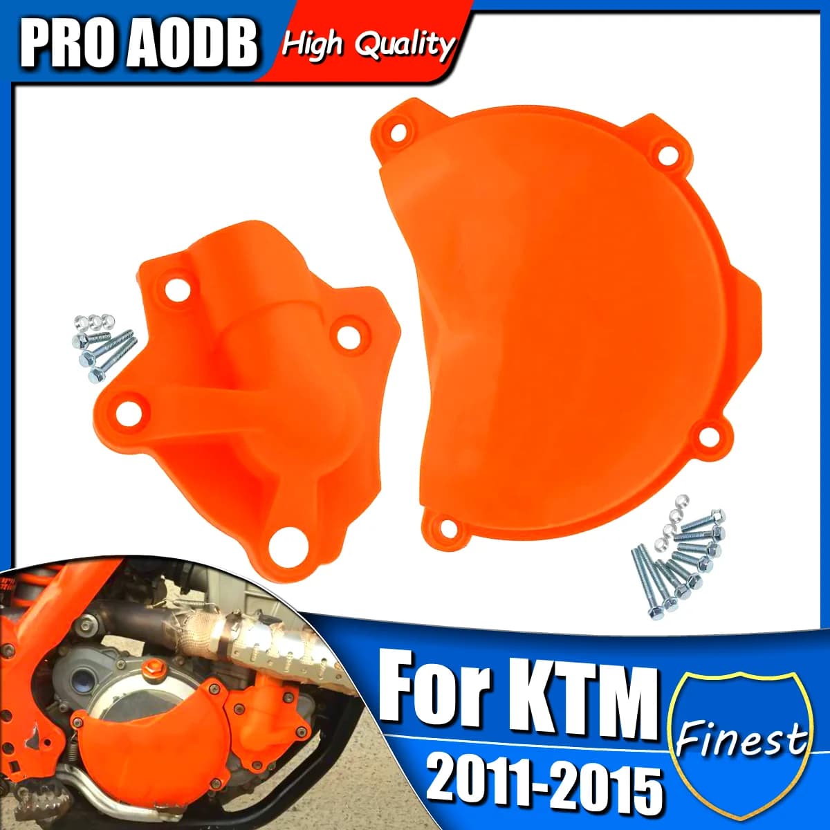 Dirt Bike Motore Frizione Guard Copertura Della Pompa Acqua Per KTM Moto 250 350 SXF EXCF SIX GIORNI XCF XCFW SXF FREERIDE 2011 2012-2016